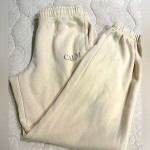 Primark Cream colored sweatpants